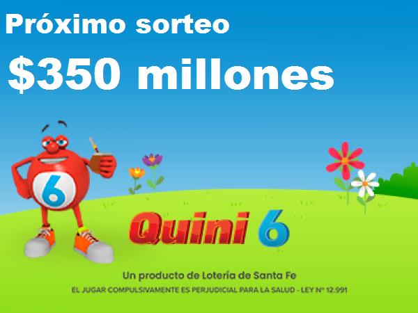 Próximo Sorteo quini 6