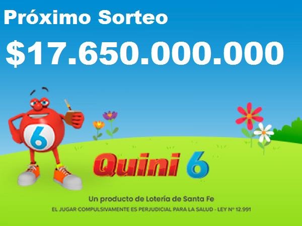 Próximo Sorteo del Quini 6