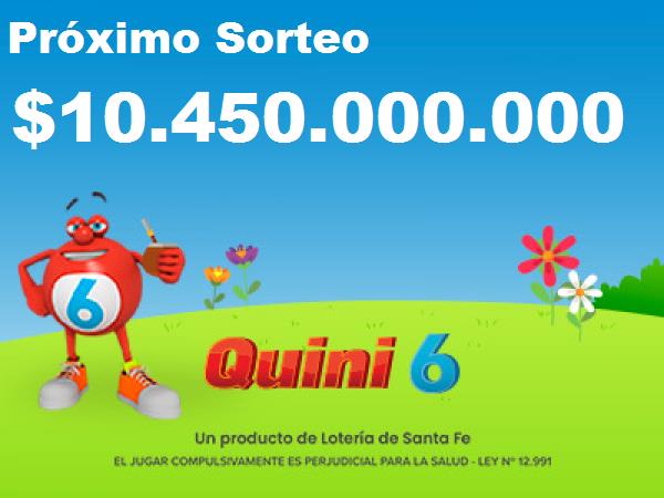 Próximo Sorteo del Quini 6