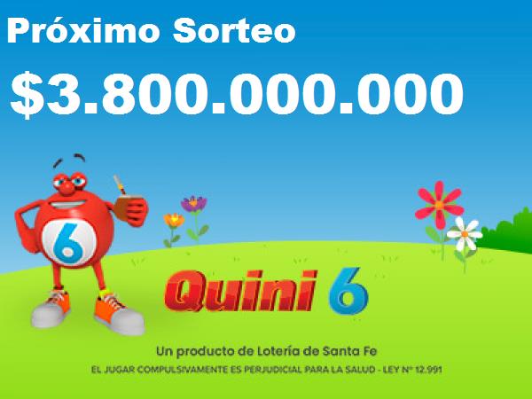 Próximo Sorteo del Quini 6
