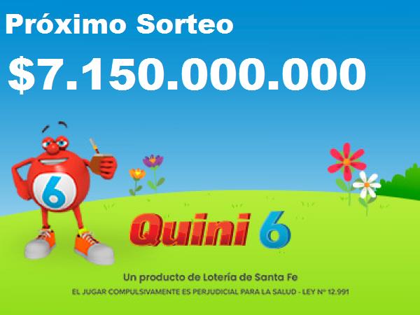 Próximo Sorteo del Quini 6