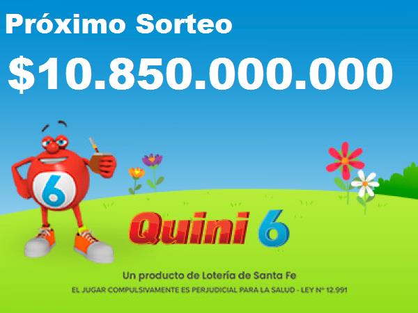 Próximo Sorteo del Quini 6