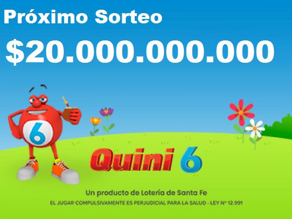 Próximo Sorteo del Quini 6