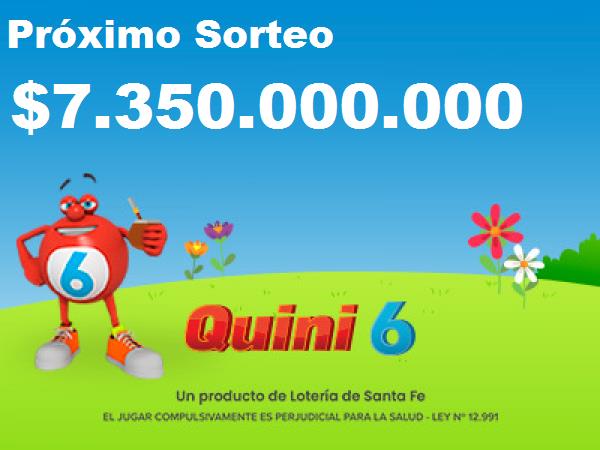 Próximo Sorteo del Quini 6