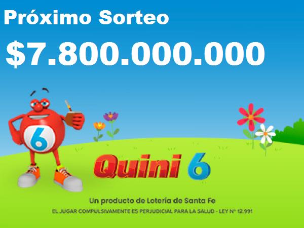 Próximo sorteo del Quini 6
