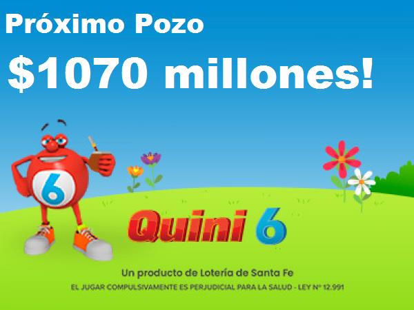 Próximo Sorteo quini 6