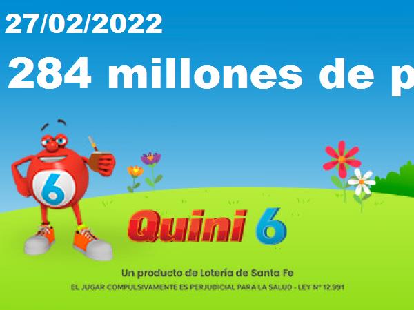Próximo Sorteo quini 6