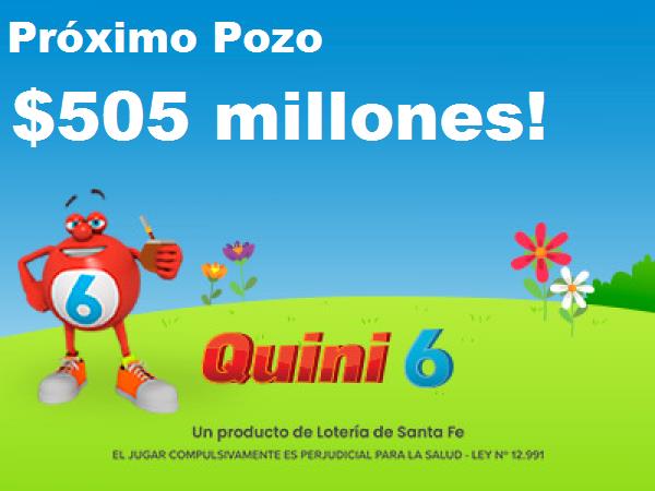 Próximo Sorteo quini 6