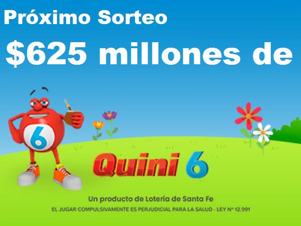 Próximo Sorteo quini 6