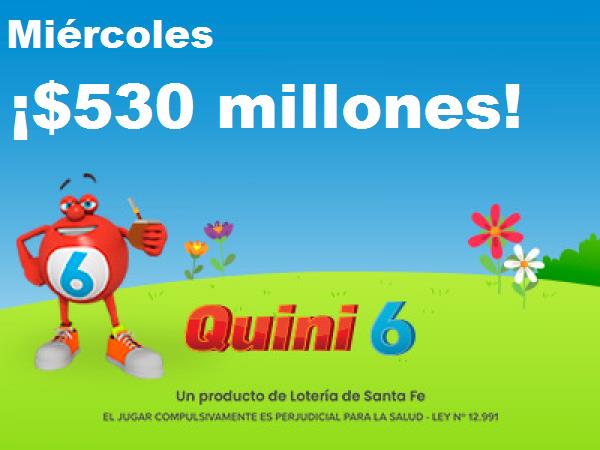 Próximo Sorteo quini 6