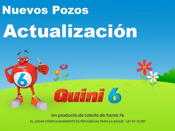 Nuevos pozos en el quini 6