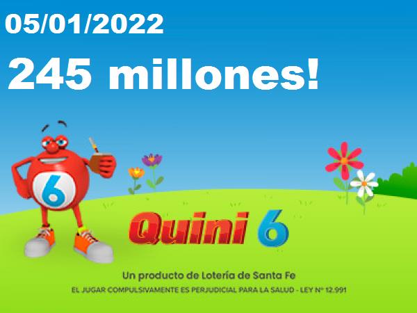 Próximo Sorteo quini 6